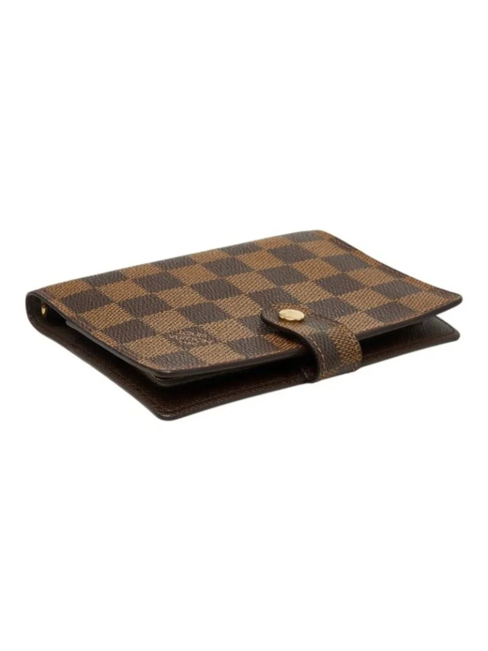Louis Vuitton Damier Agenda PM Notebook Cover Brown Leather